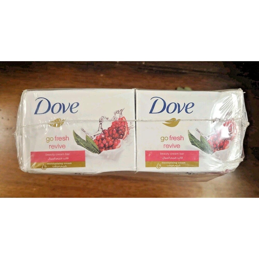 READ 12 BARS Dove Go Fresh Revive Bar Soap Pomegranate & Lemon Verbena 3.25 oz